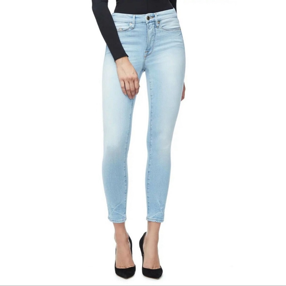 Good American Good Legs High Waist Crop Skinny